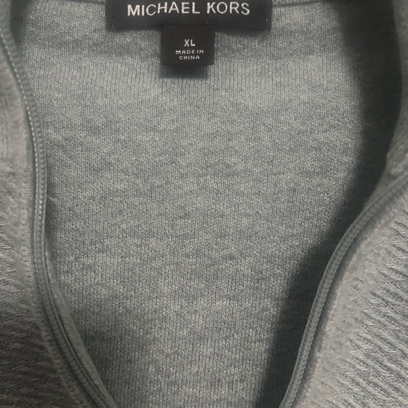 Michael Kors Half Front Zip Pullover Men’s  sweater, size XL - Picture 5 of 7